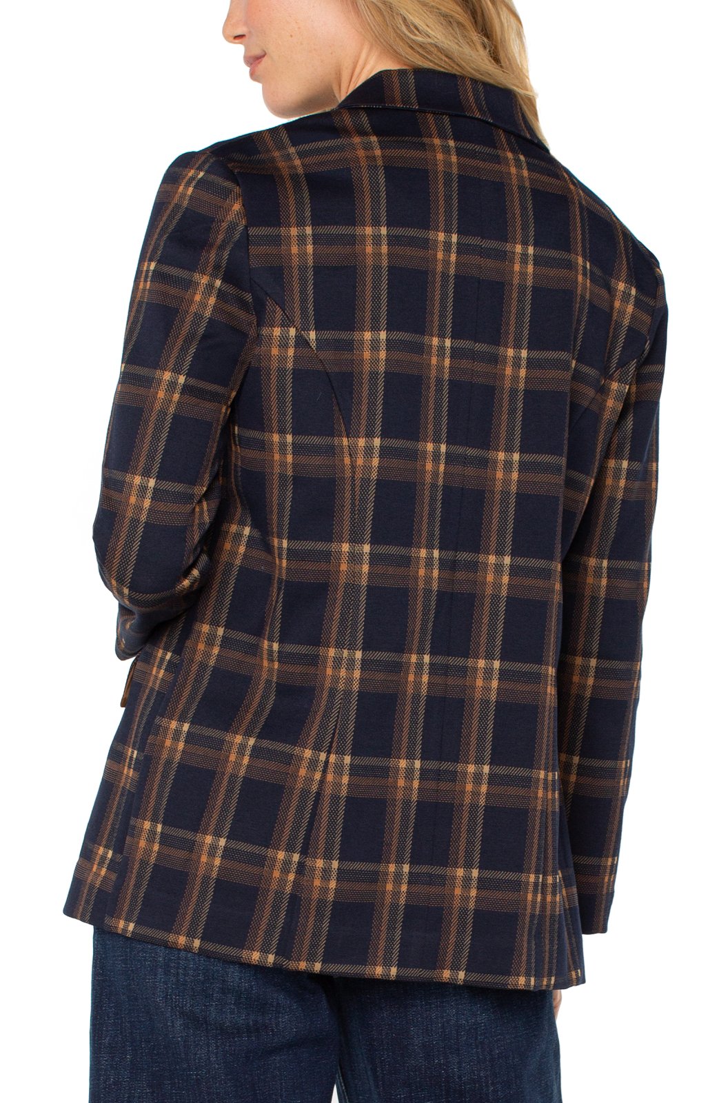 Plaid Boyfriend Blazer from Liverpool