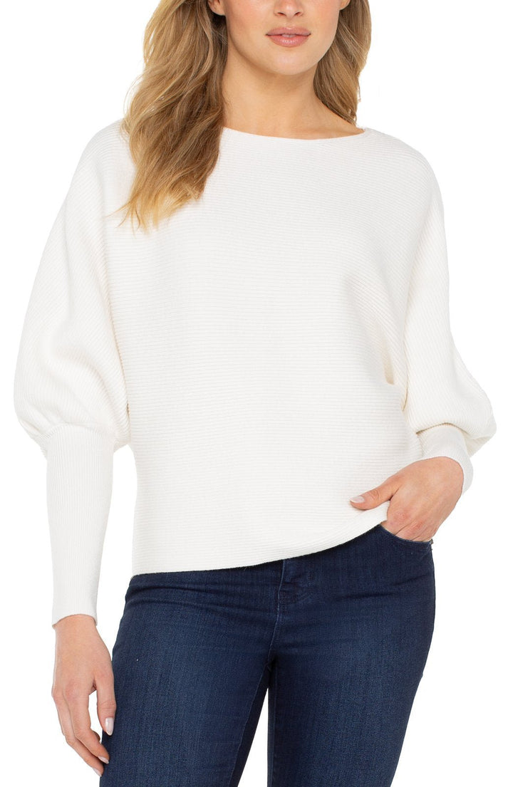 Boat Neck Dolman Sleeve Sweater from Liverpool - High Call Outfitters