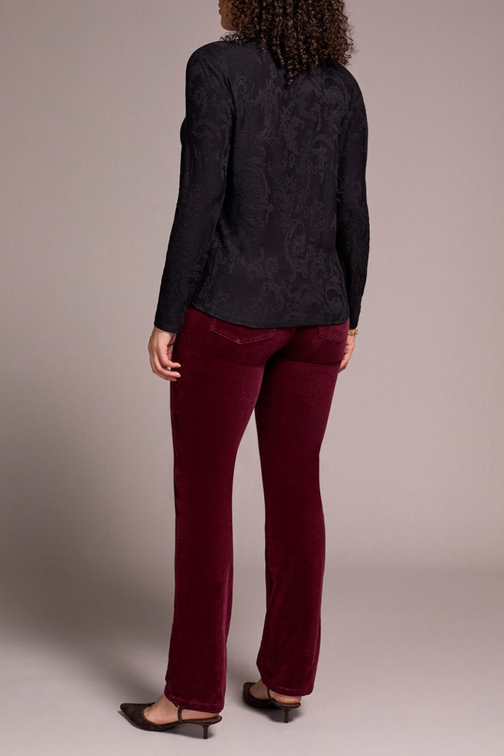 Mock Neck Solid Top from Tribal - High Call Outfitters