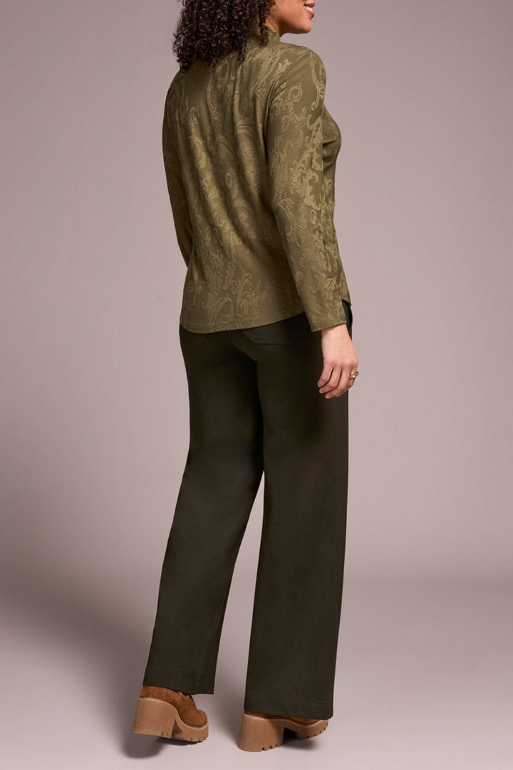 Mock Neck Solid Top from Tribal - High Call Outfitters