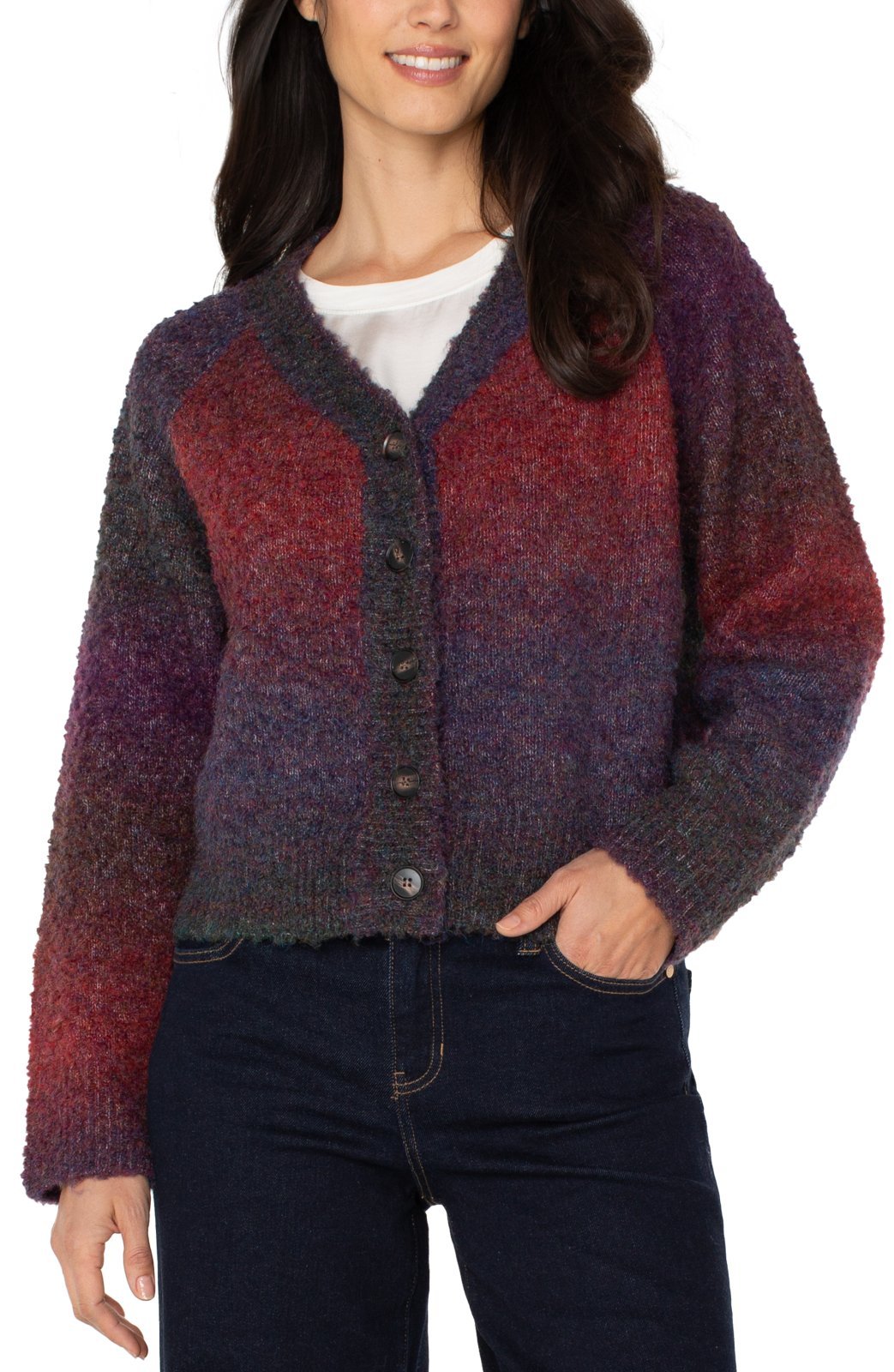 Button Front Cardigan Sweater from Liverpool - High Call Outfitters