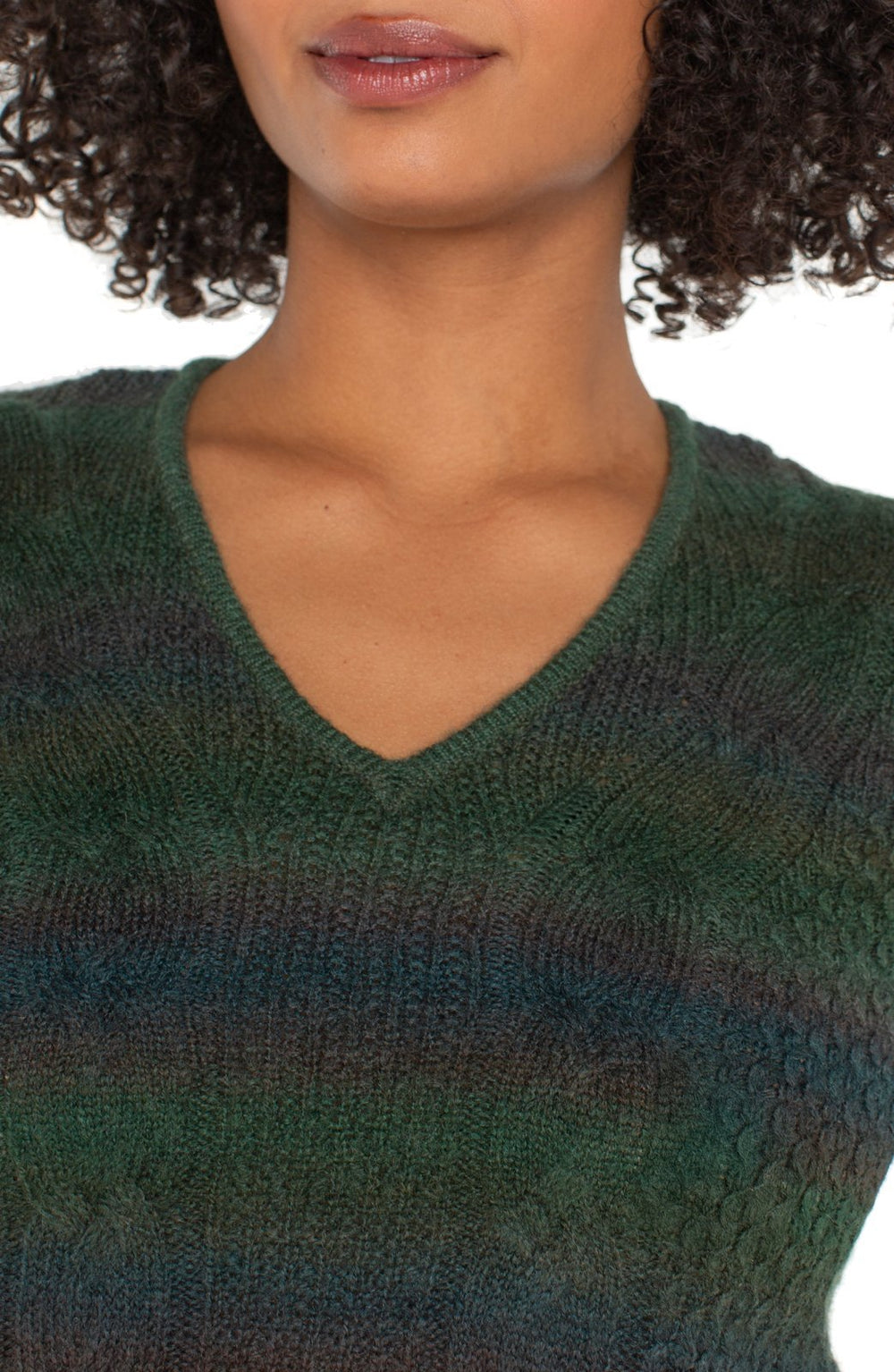 Ombre Striped Sweater from Liverpool - High Call Outfitters