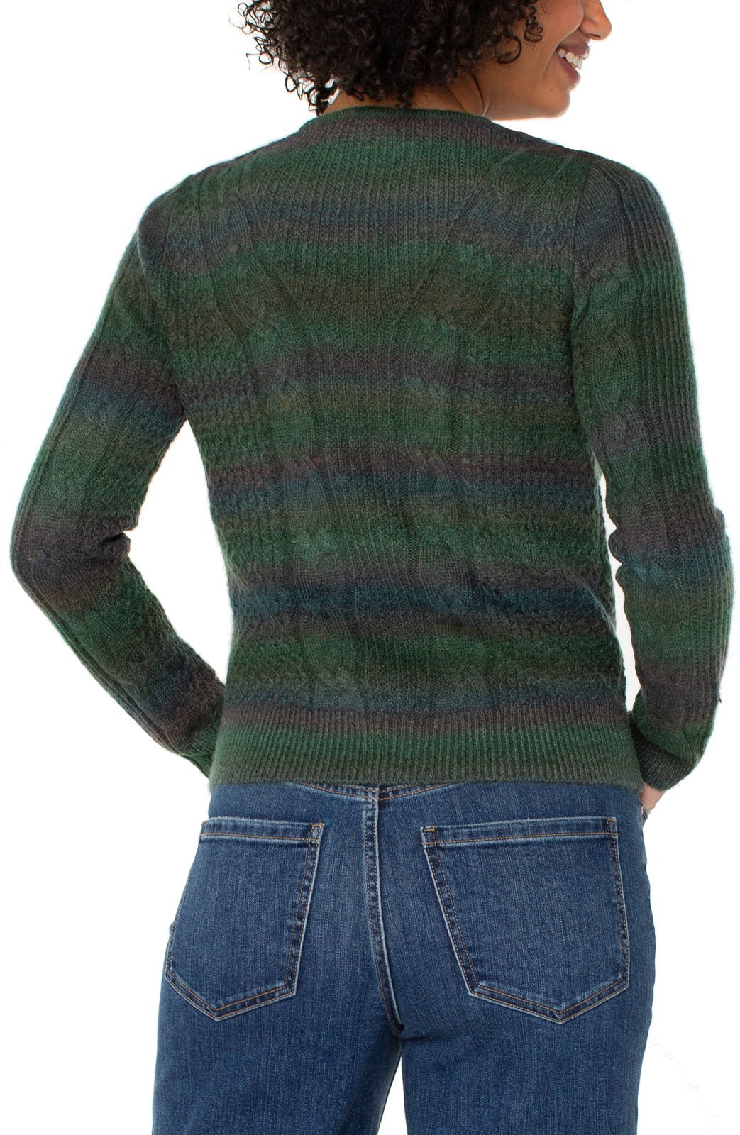 Ombre Striped Sweater from Liverpool - High Call Outfitters