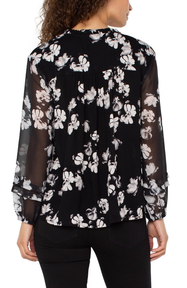 Pop Over Printed Top from Liverpool - High Call Outfitters