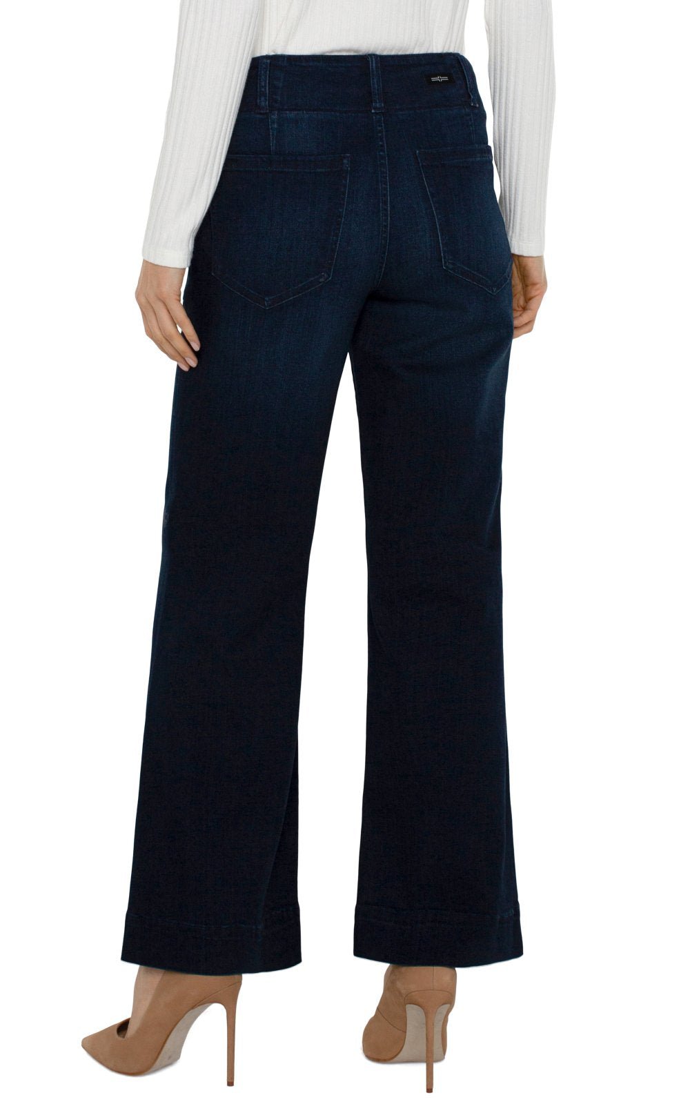 Patch Pocket Wide Leg Trouser from Liverpool - High Call Outfitters