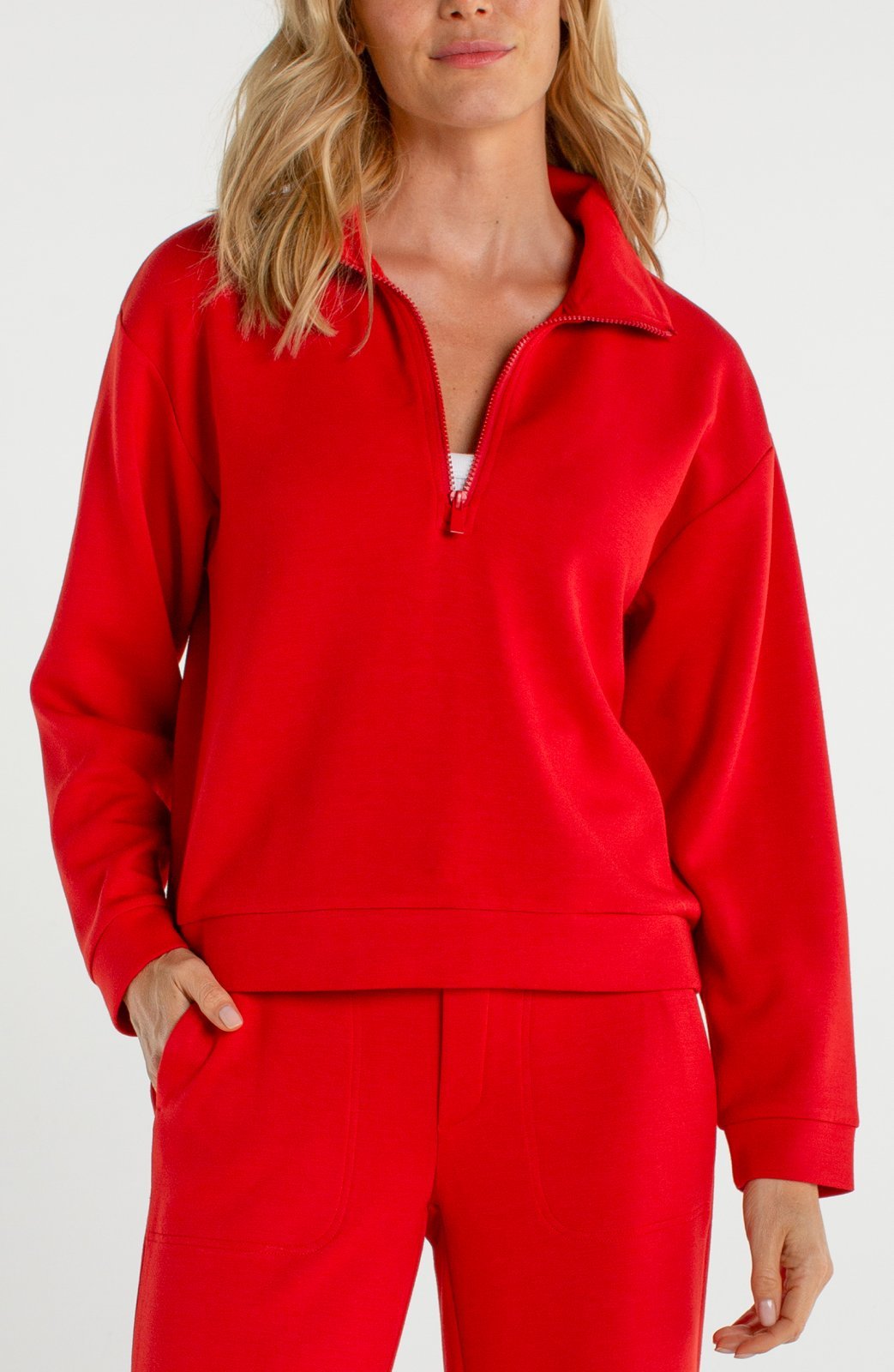 1/4 Zip Pop Over Top from Liverpool - High Call Outfitters