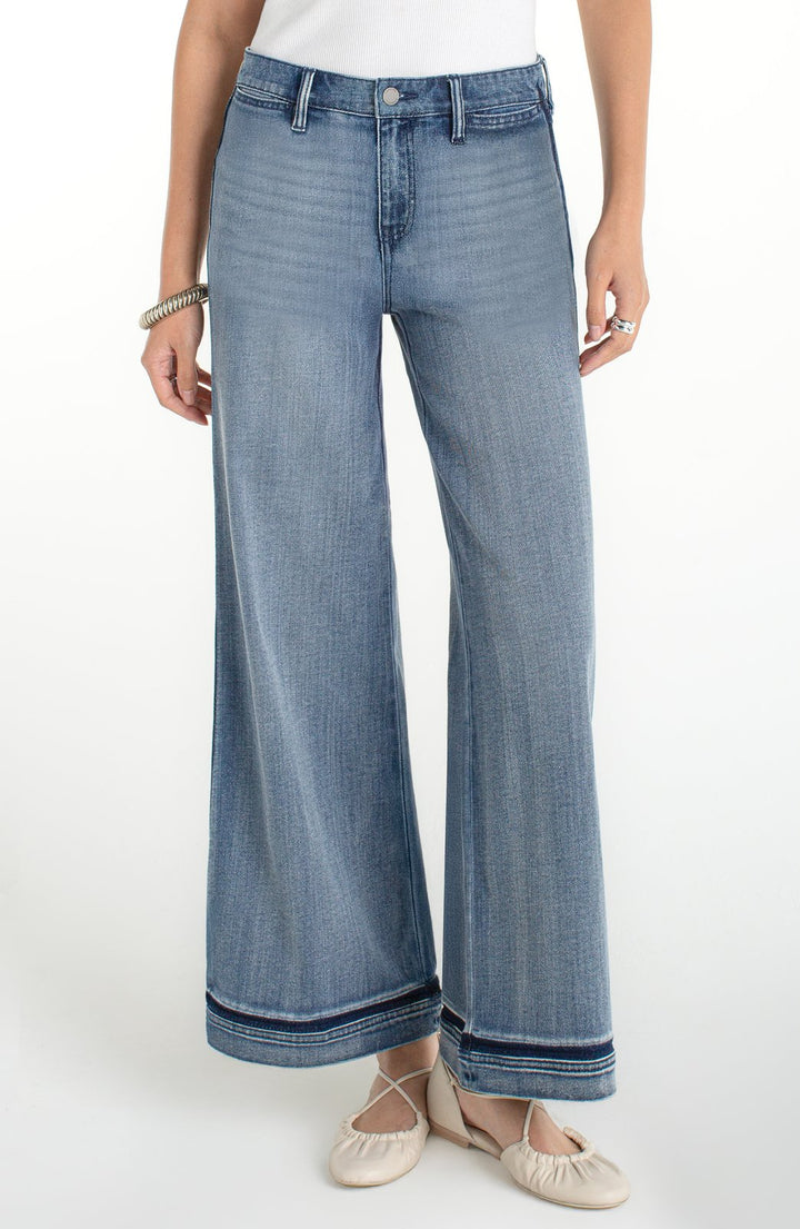 Super Stride Wide Leg Denim from Liverpool