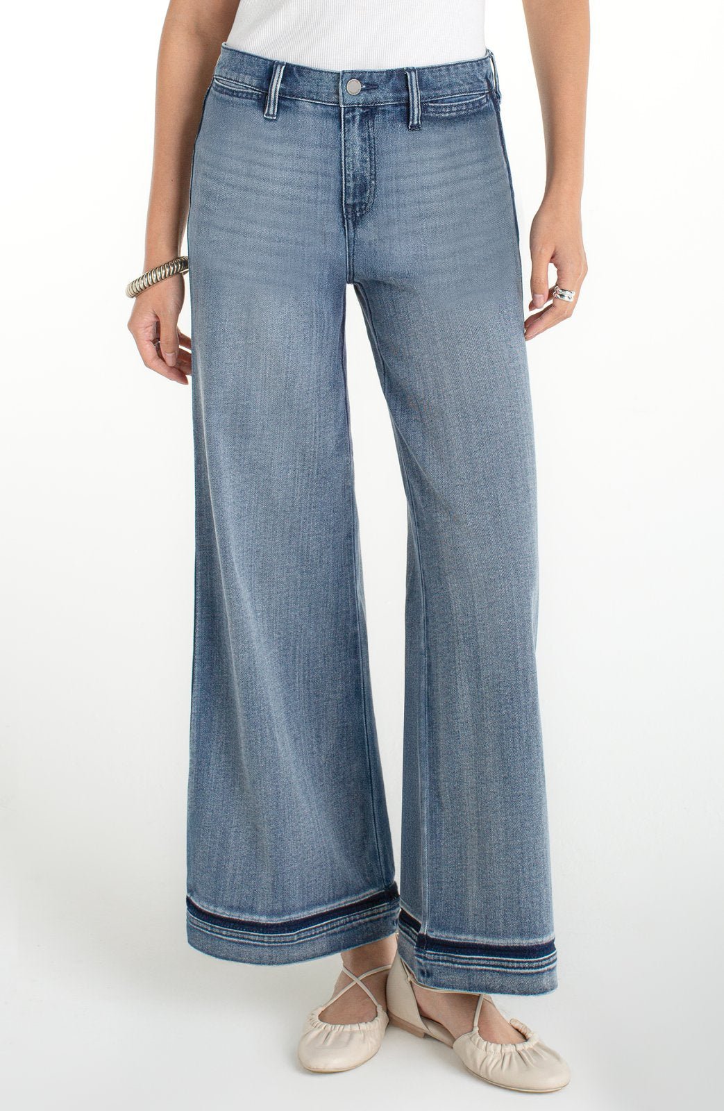 Super Stride Wide Leg Denim from Liverpool - High Call Outfitters