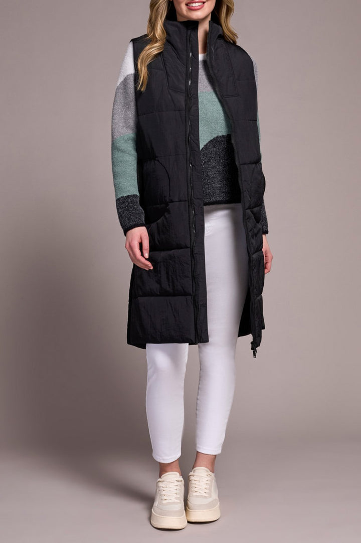 Long Zip Front Vest from Tribal