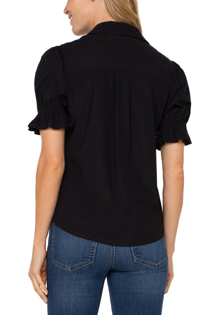 Elbow Puff Sleeve Top from Liverpool - High Call Outfitters
