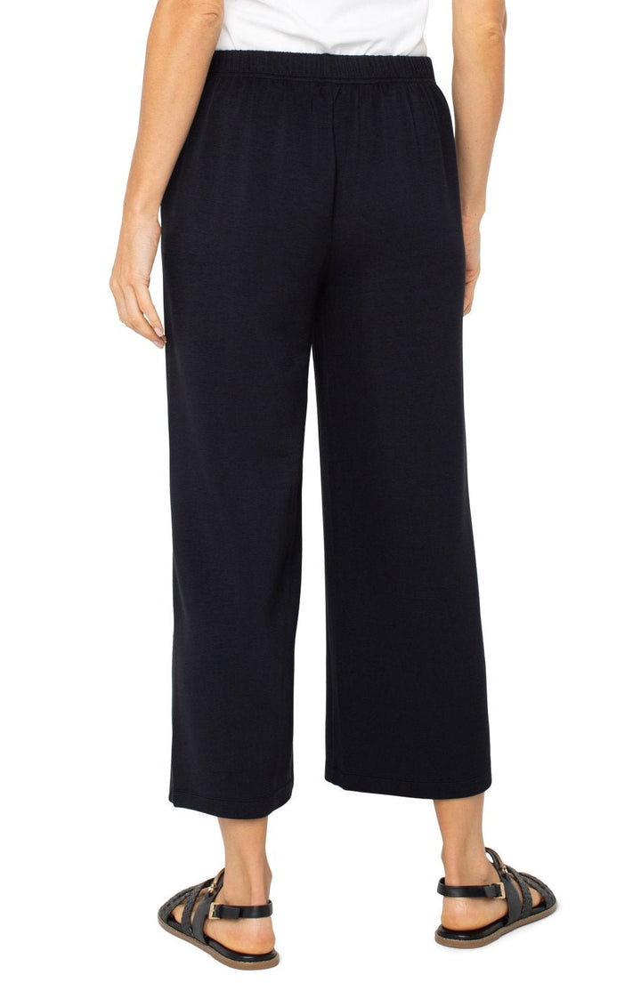 Pull On Wide Leg Crop Trouser from Liverpool - High Call Outfitters