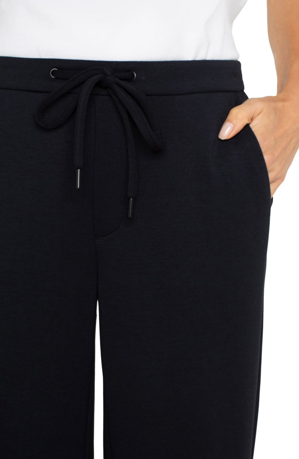 Pull On Wide Leg Crop Trouser from Liverpool - High Call Outfitters