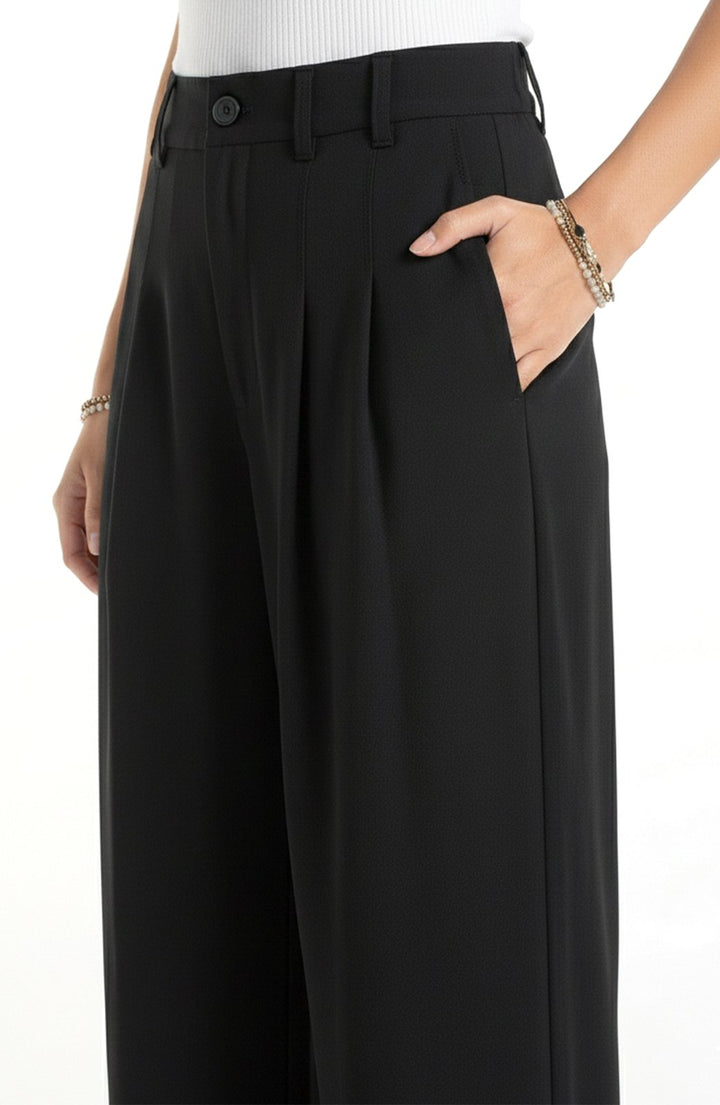 High Rise Pleated Wide Leg Trouser from Liverpool - High Call Outfitters