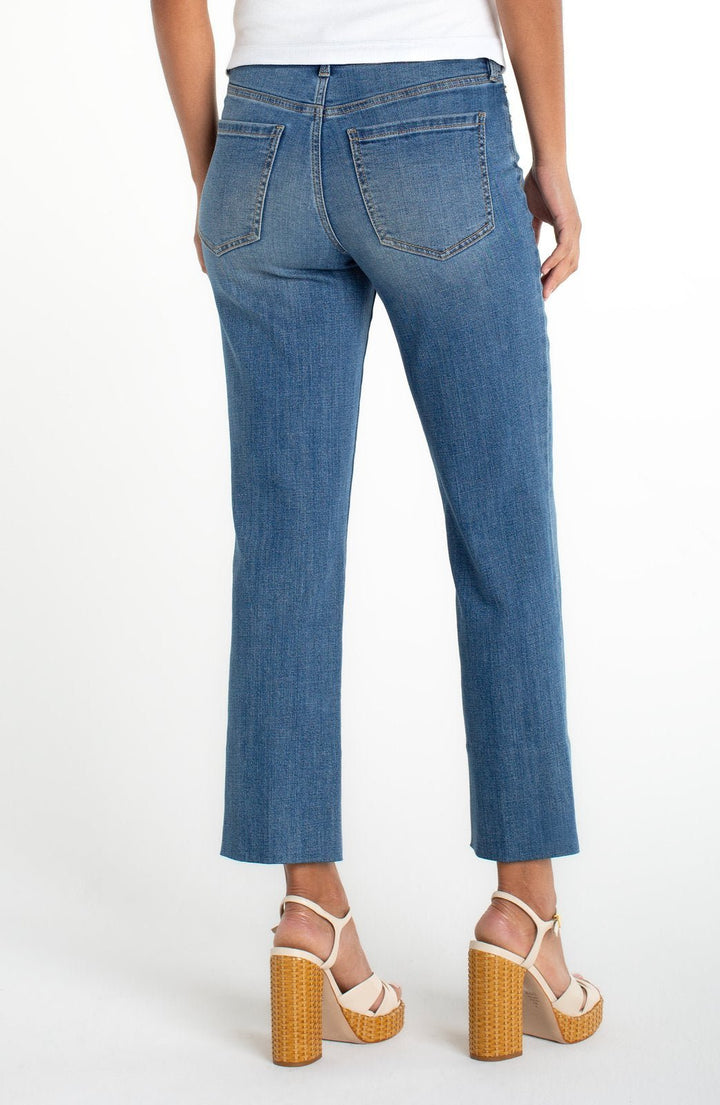 Kennedy Crop Straight Leg Denim from Liverpool - High Call Outfitters