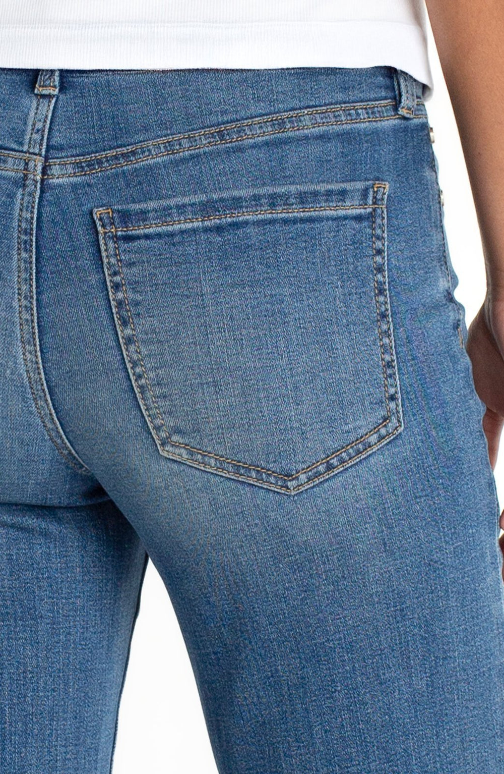 Kennedy Crop Straight Leg Denim from Liverpool - High Call Outfitters