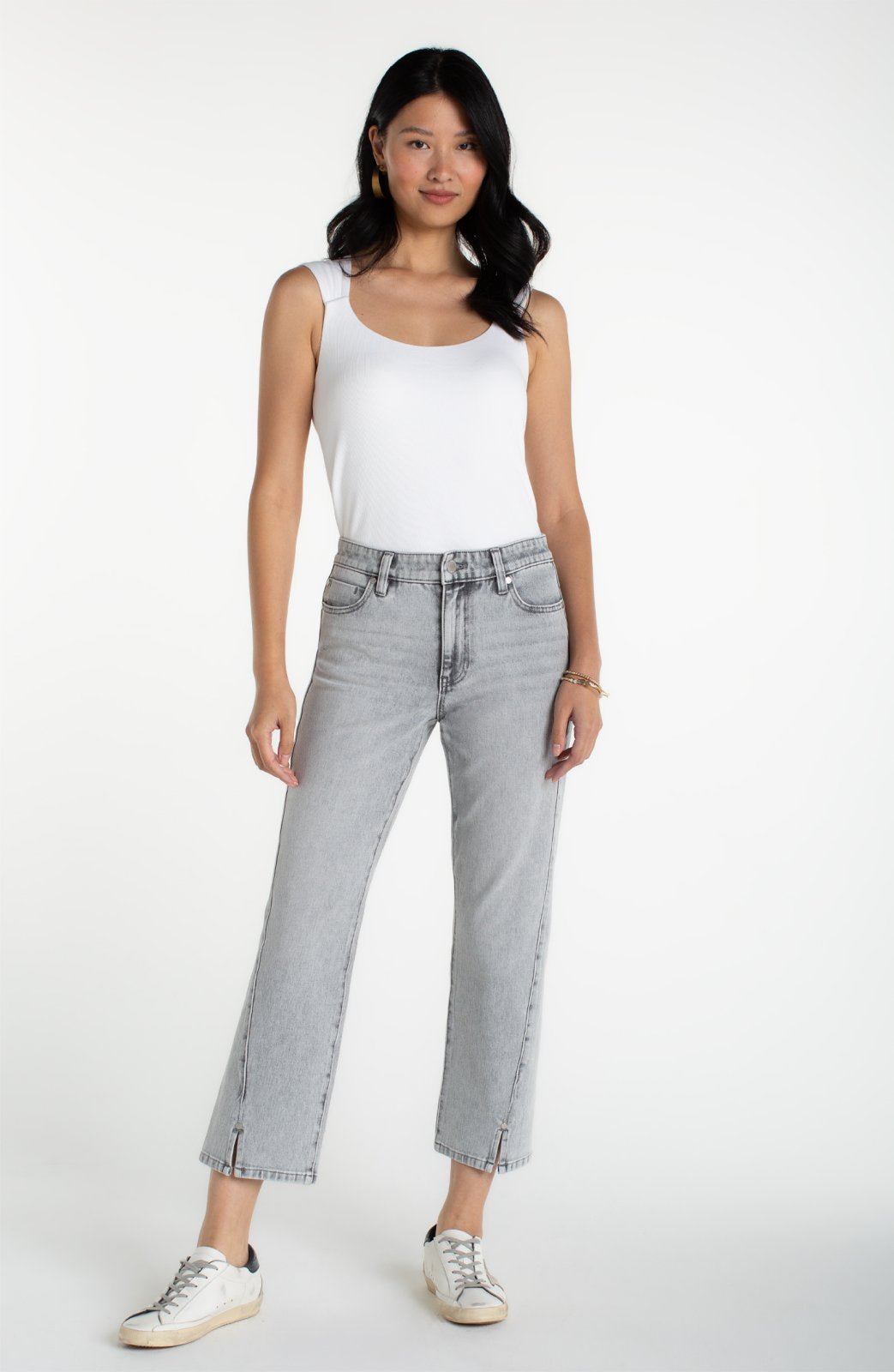 Kennedy Straight with Seaming Detail and Slit from Liverpool - High Call Outfitters
