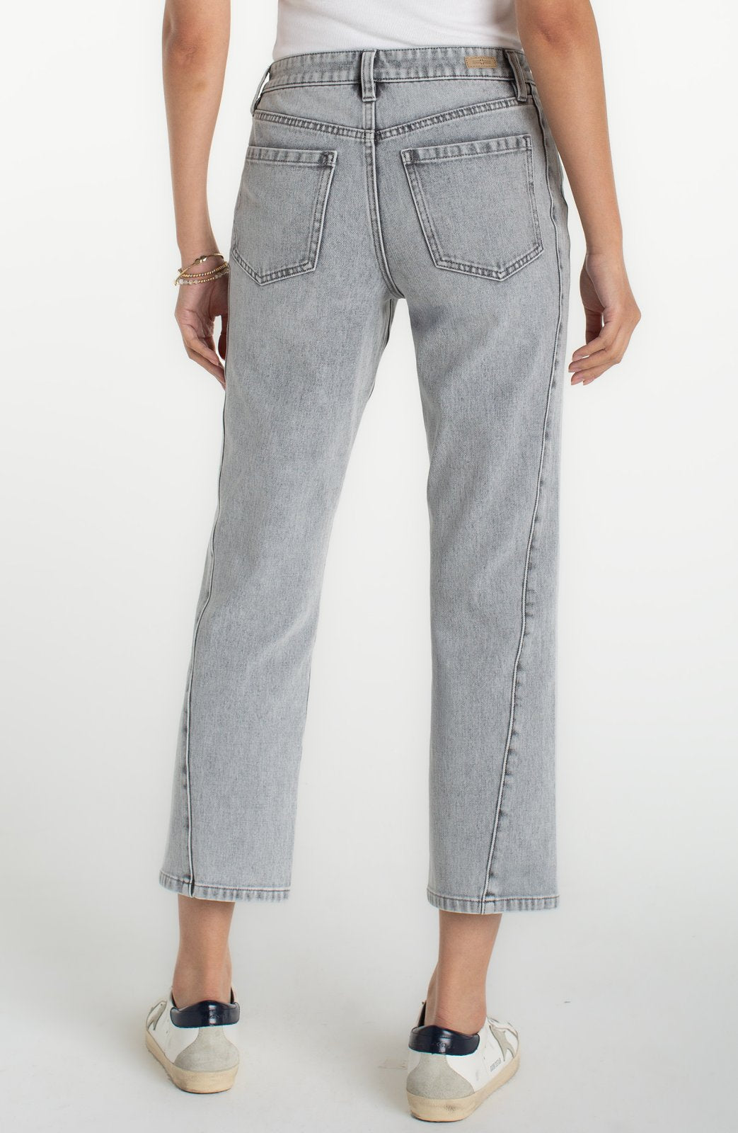 Kennedy Straight with Seaming Detail and Slit from Liverpool - High Call Outfitters