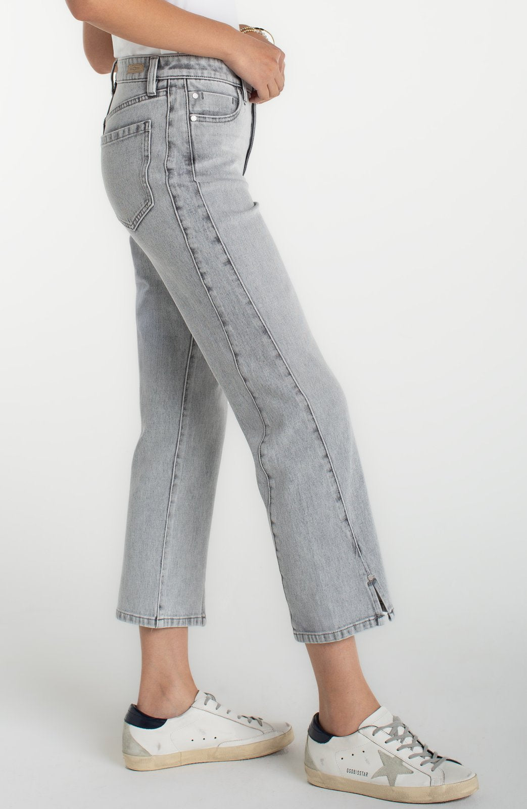 Kennedy Straight with Seaming Detail and Slit from Liverpool - High Call Outfitters