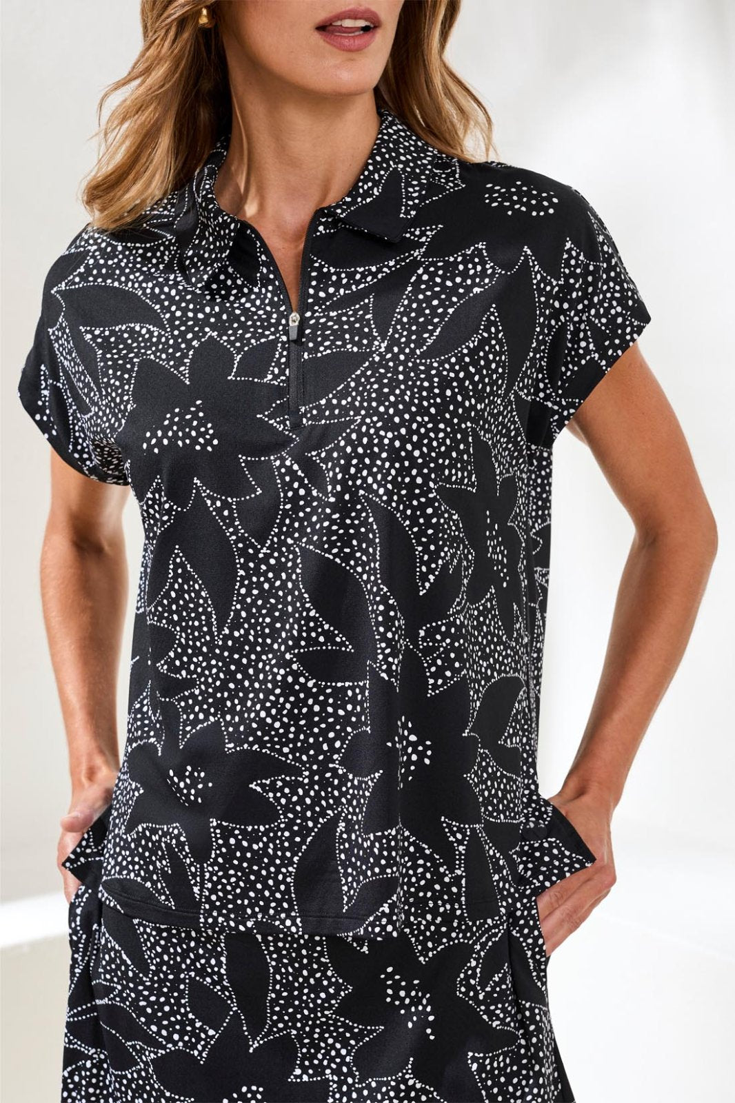 Dolman Polo Top from Tribal - High Call Outfitters
