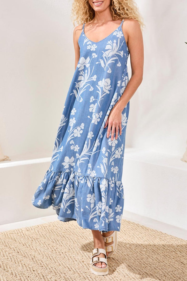 Print Maxi Dress from Tribal - High Call Outfitters