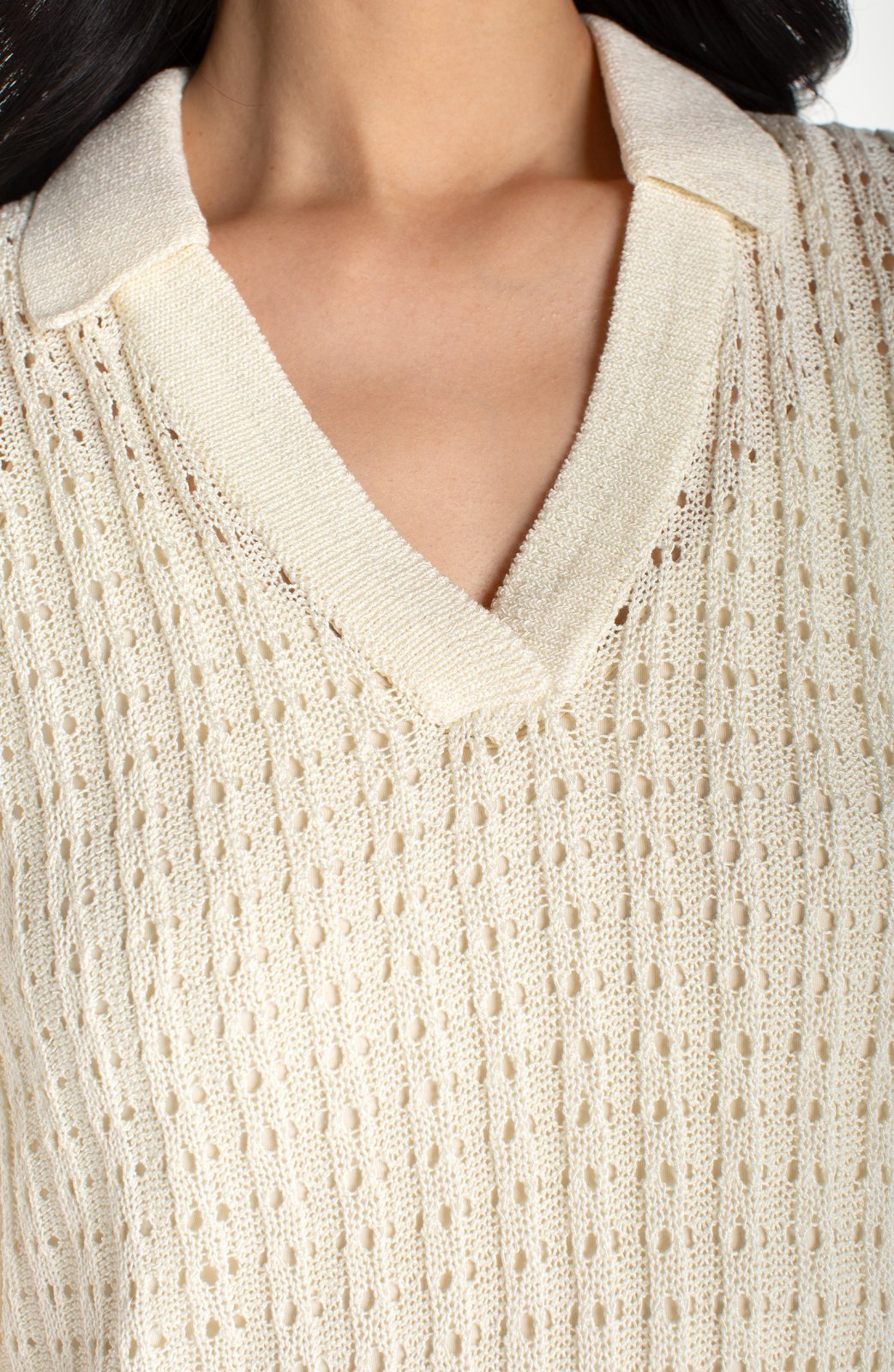 Sleeveless Johnny Collar Sweater from Liverpool - High Call Outfitters