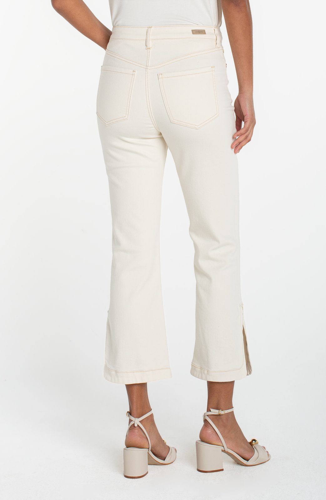Hannah Crop Flar with Tulip Hem from Liverpool - High Call Outfitters