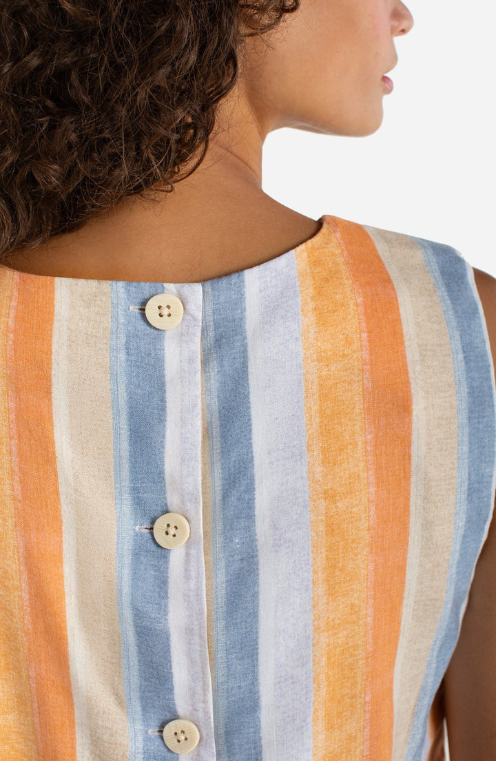 Sleeveless Shell Top with Button Back from Liverpool - High Call Outfitters