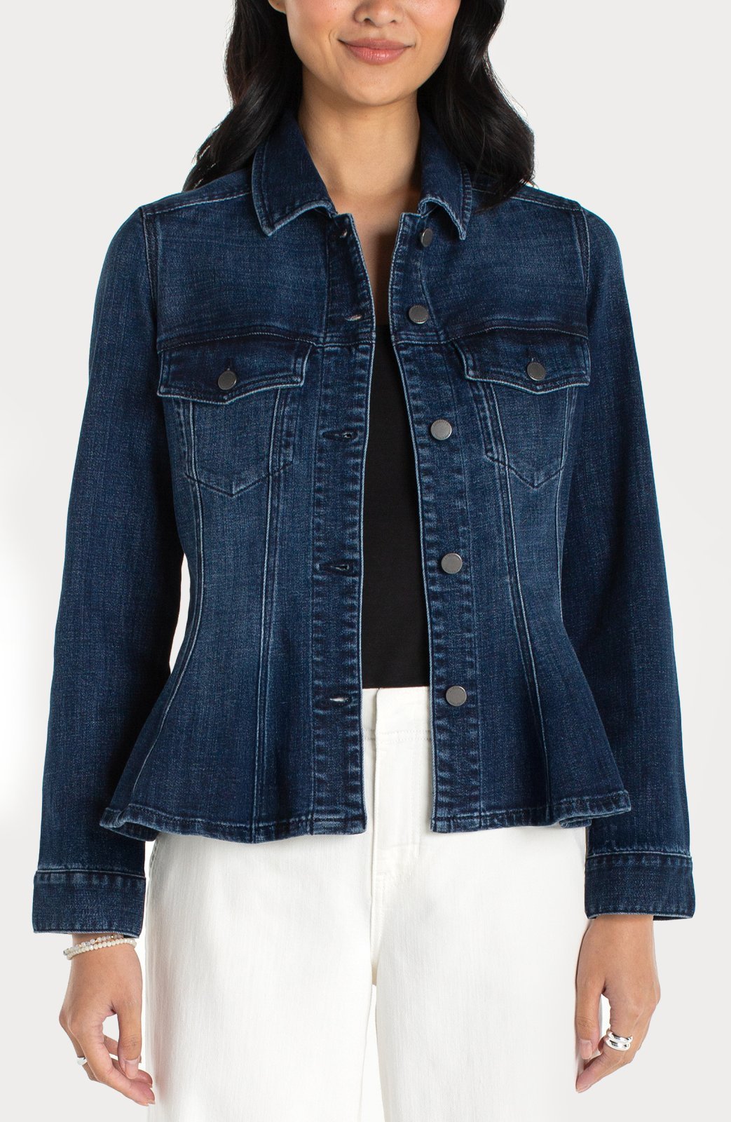 Fit & Flare Denim Jacket from Liverpool - High Call Outfitters