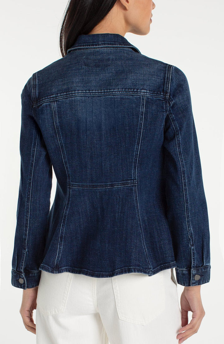 Fit &amp; Flare Denim Jacket from Liverpool - High Call Outfitters