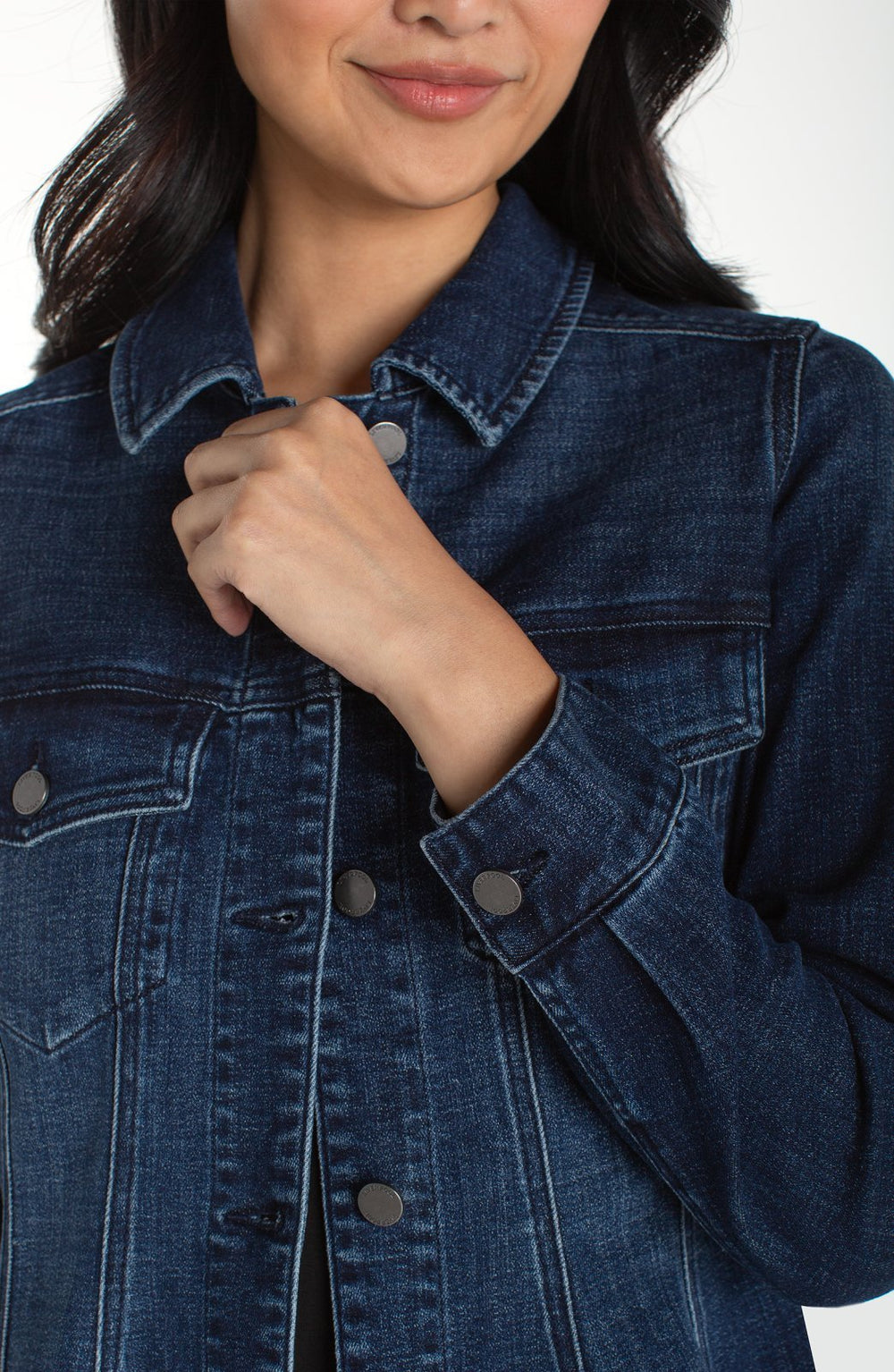 Fit & Flare Denim Jacket from Liverpool - High Call Outfitters