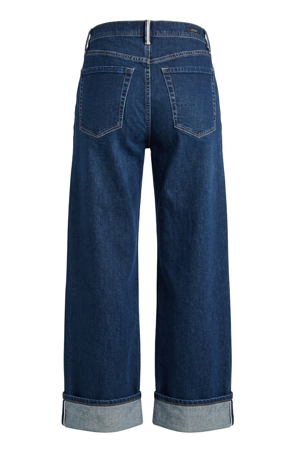 Selvedge Morgan Hi Rise Cuffed Wide Leg Denim from Liverpool - High Call Outfitters
