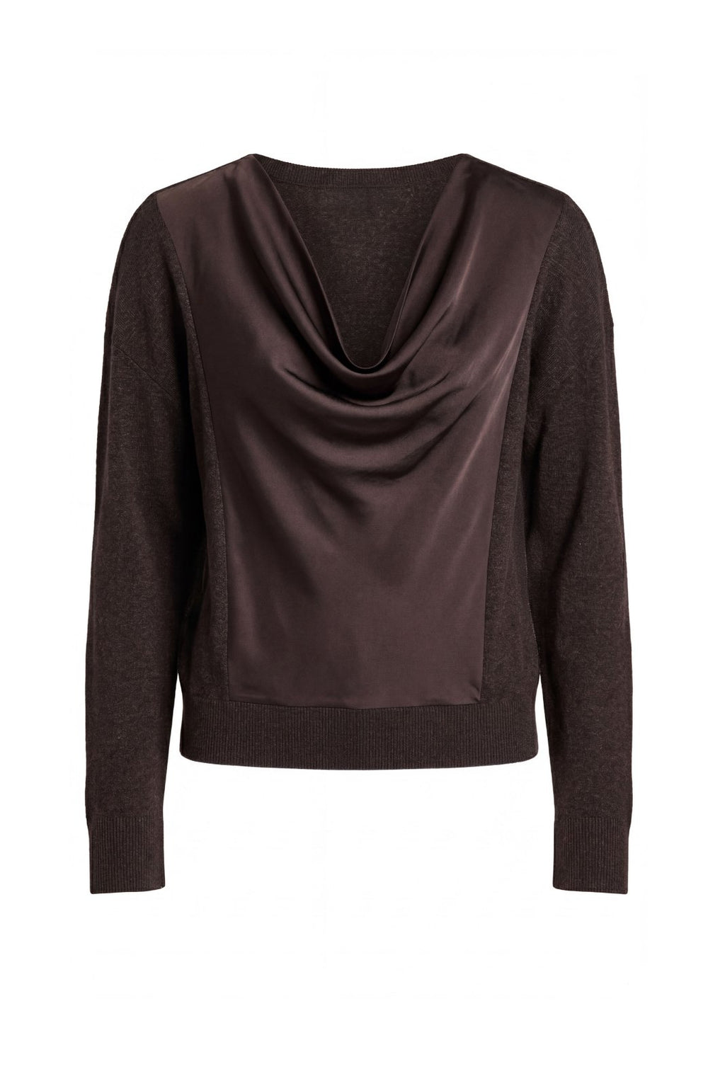 Drape Neck Hybrid Sweater from Liverpool - High Call Outfitters