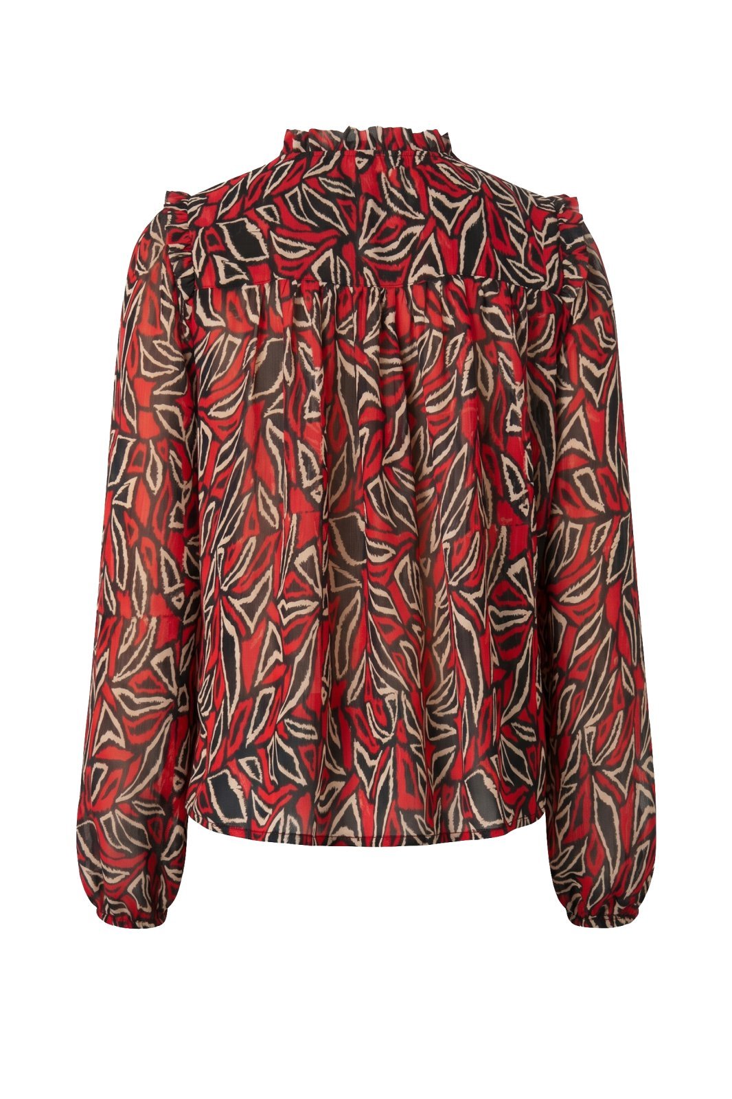 Pintuck Printed Blouse from Liverpool - High Call Outfitters