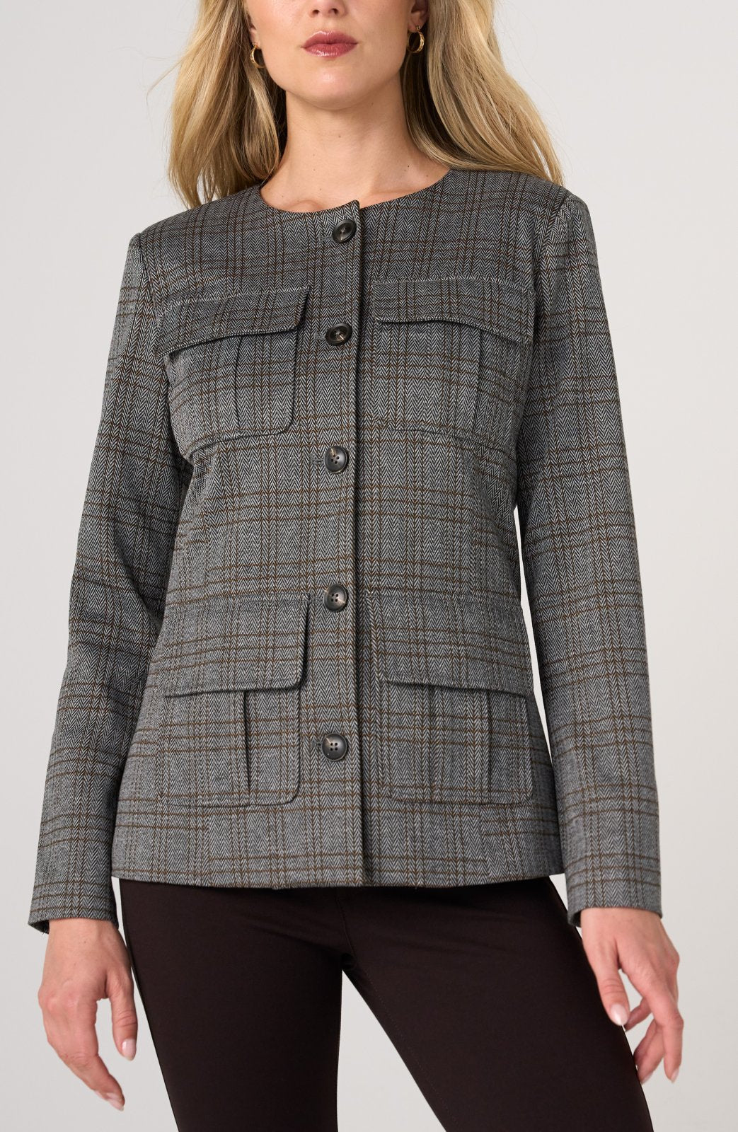 Collarless Field Jacket from Liverpool