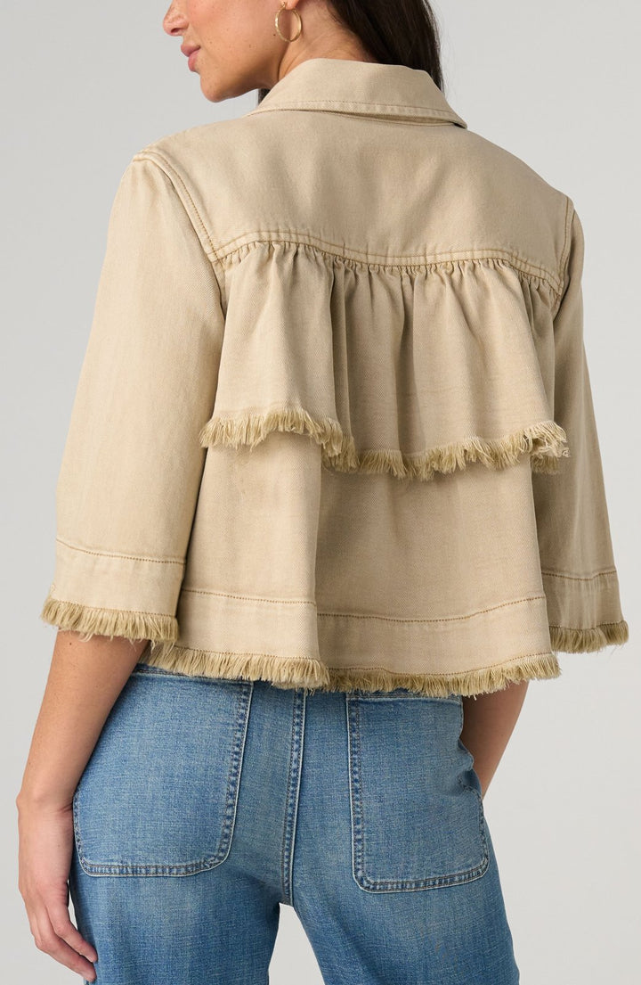 3/4 Sleeve Flounce Jacket from Liverpool - High Call Outfitters