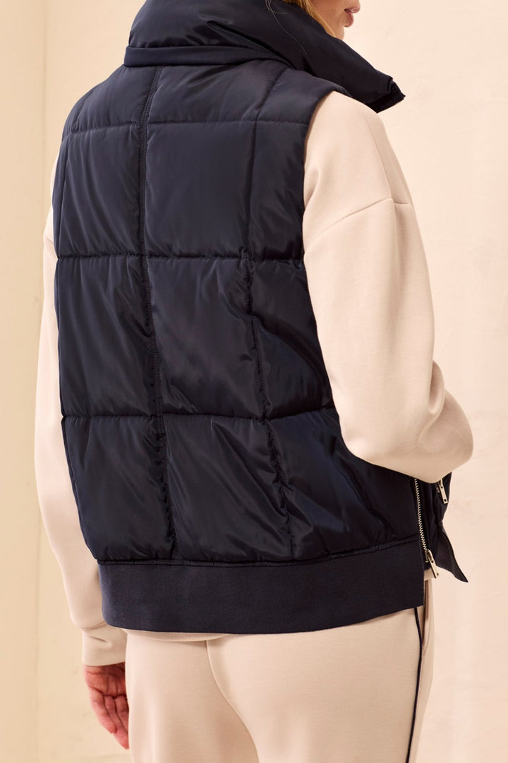 Quilted Puffer Vest with Removable Hood from Tribal - High Call Outfitters