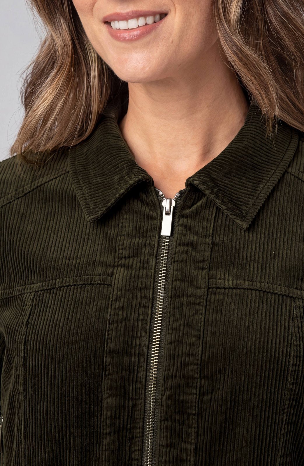 Zip Front Collared Bomber Jacket from Liverpool - High Call Outfitters
