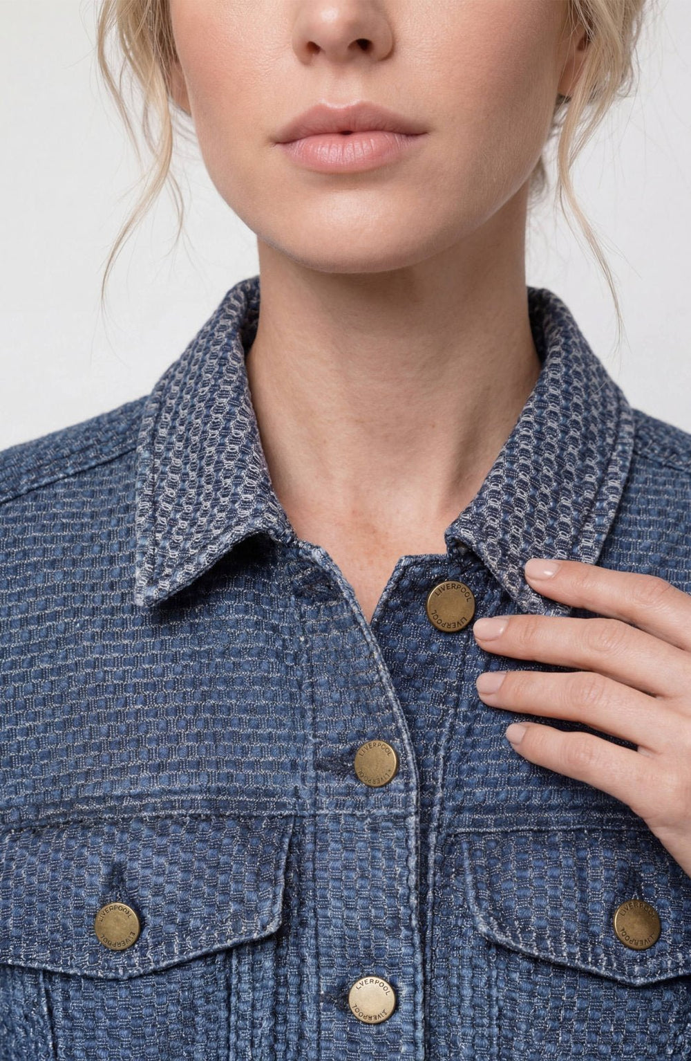 Fit & Flare Trucker Jacket from Liverpool - High Call Outfitters
