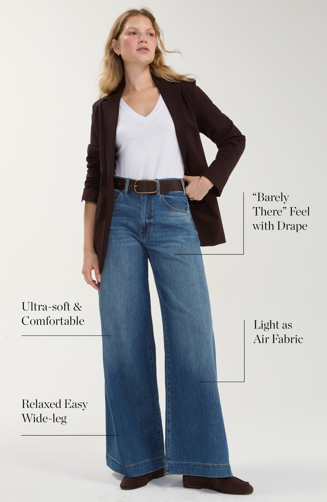 Kit High Rise Relaxed Wide Leg from Liverpool - High Call Outfitters