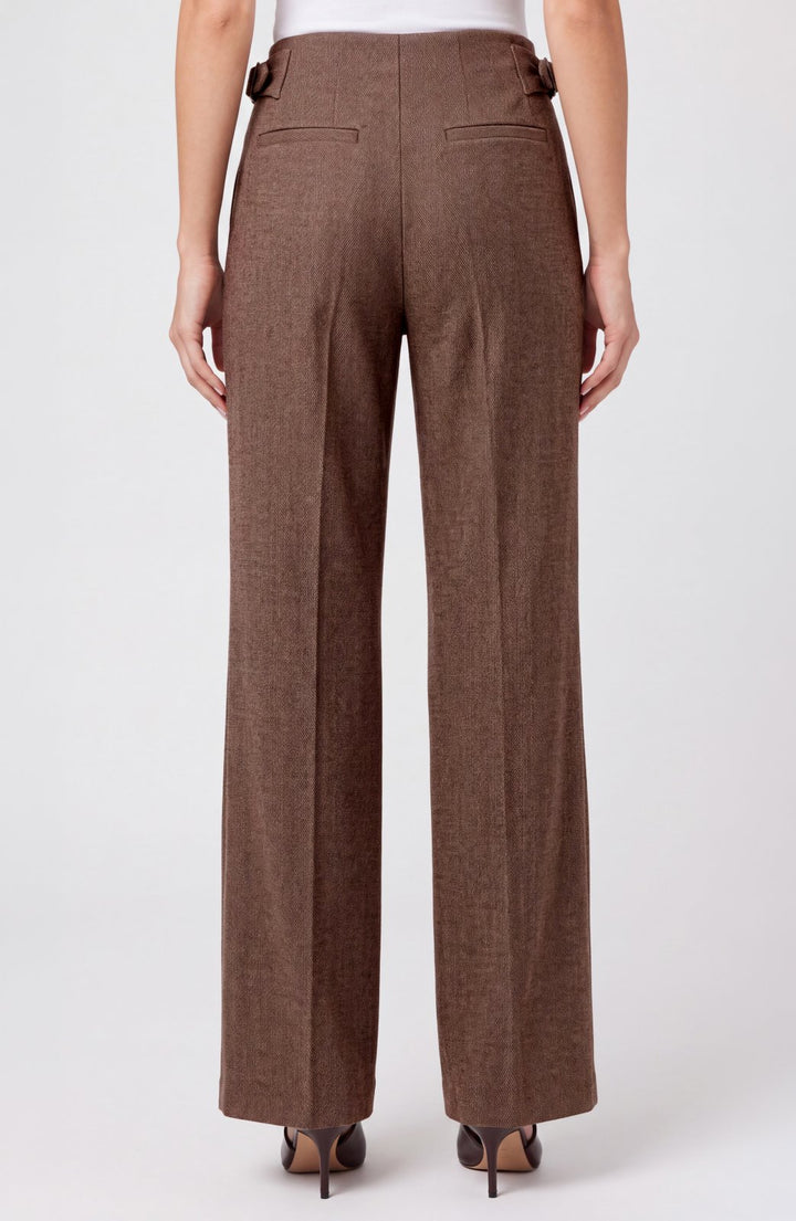 High Rise Pleated Wide Leg Trouser w/Side Tabs from Liverpool - High Call Outfitters