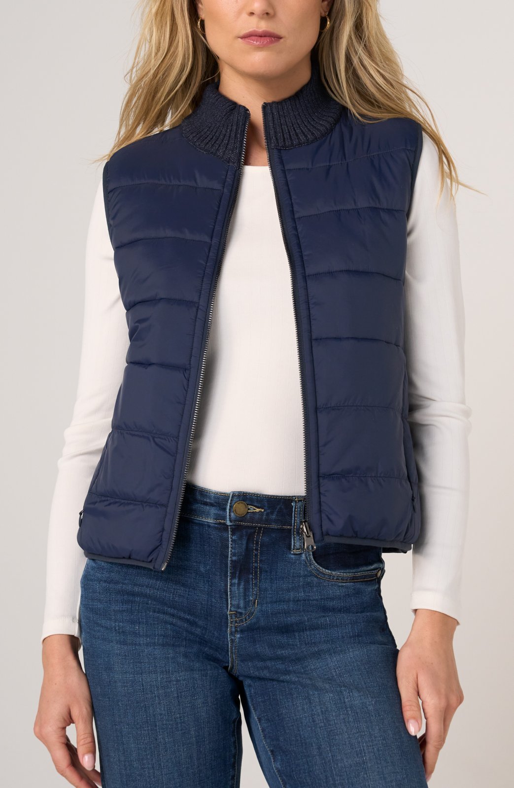 Quilted Reversible Sweater Vest from Liverpool - High Call Outfitters