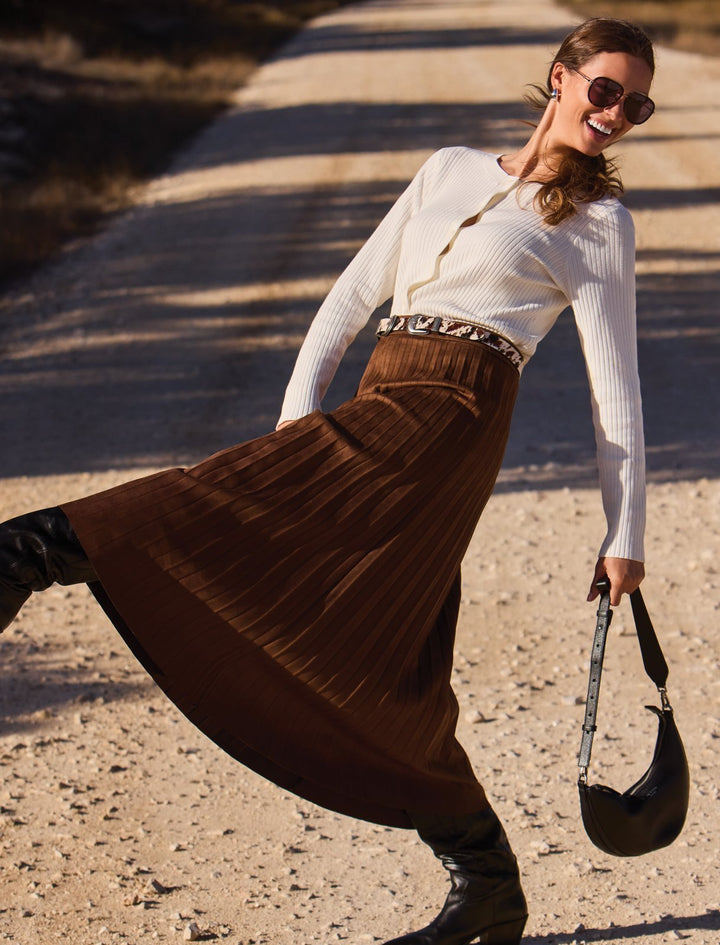 Pull On Pleated Skirt from Tribal