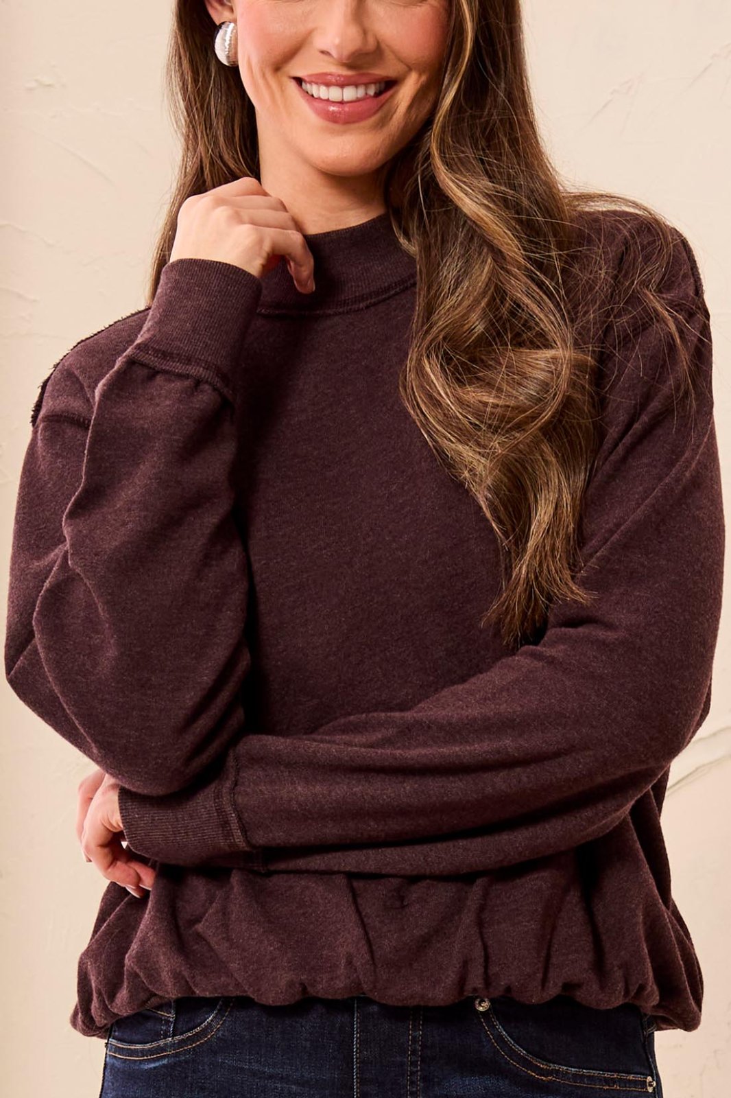 Garment Dye Bubble Sweatshirt from Tribal
