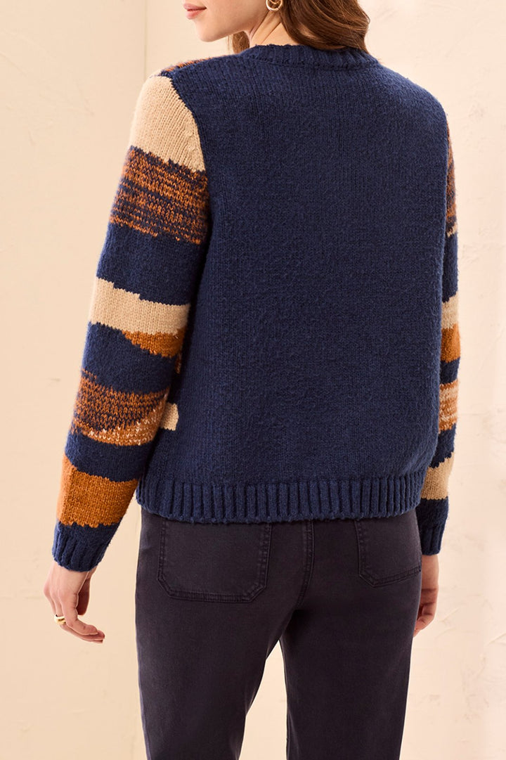 Landscape Button Front Sweater Cardigan from Tribal
