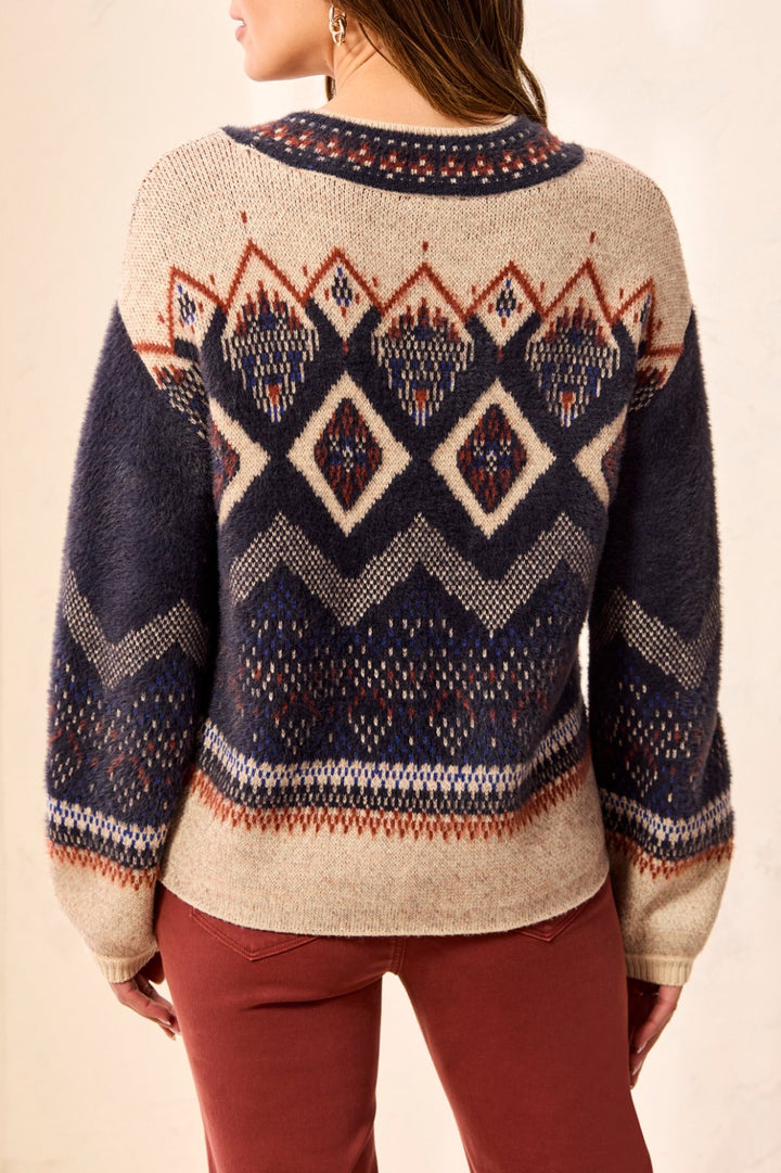 Mock Neck Sweater from Tribal