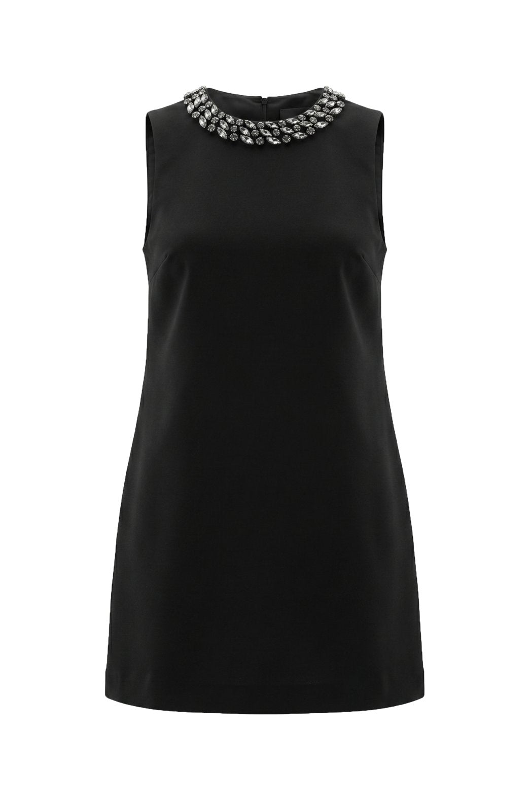 Sleeveless Dress with Embellished Neckline from Liverpool