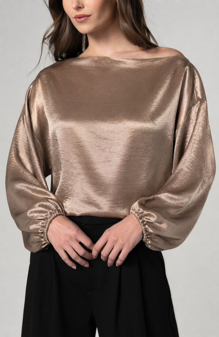 Long Sleeve One Shoulder Top from Liverpool