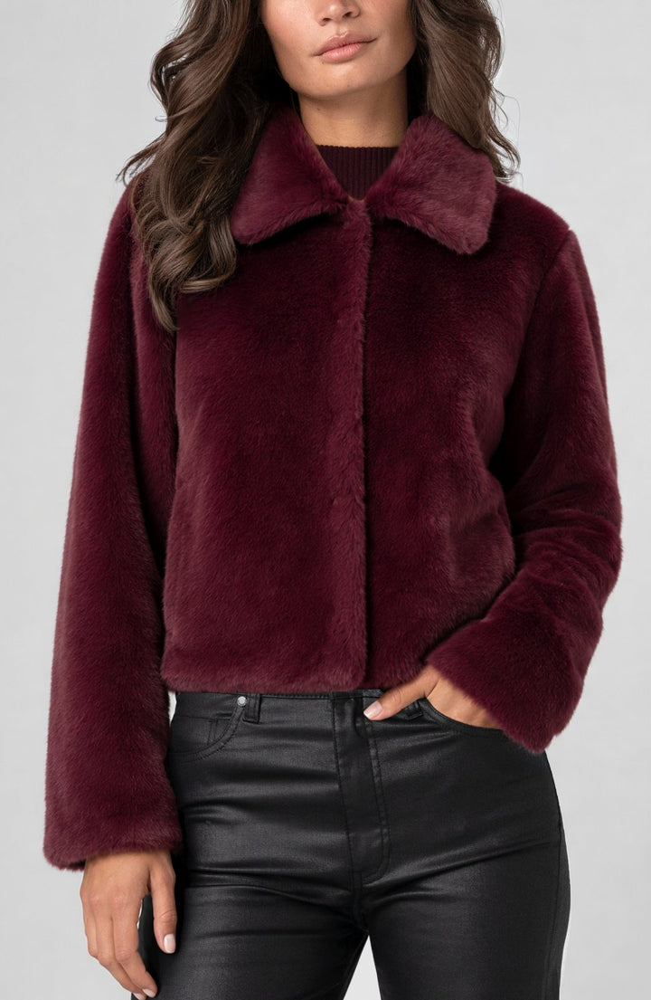 Collared Faux Fur Jacket from Liverpool