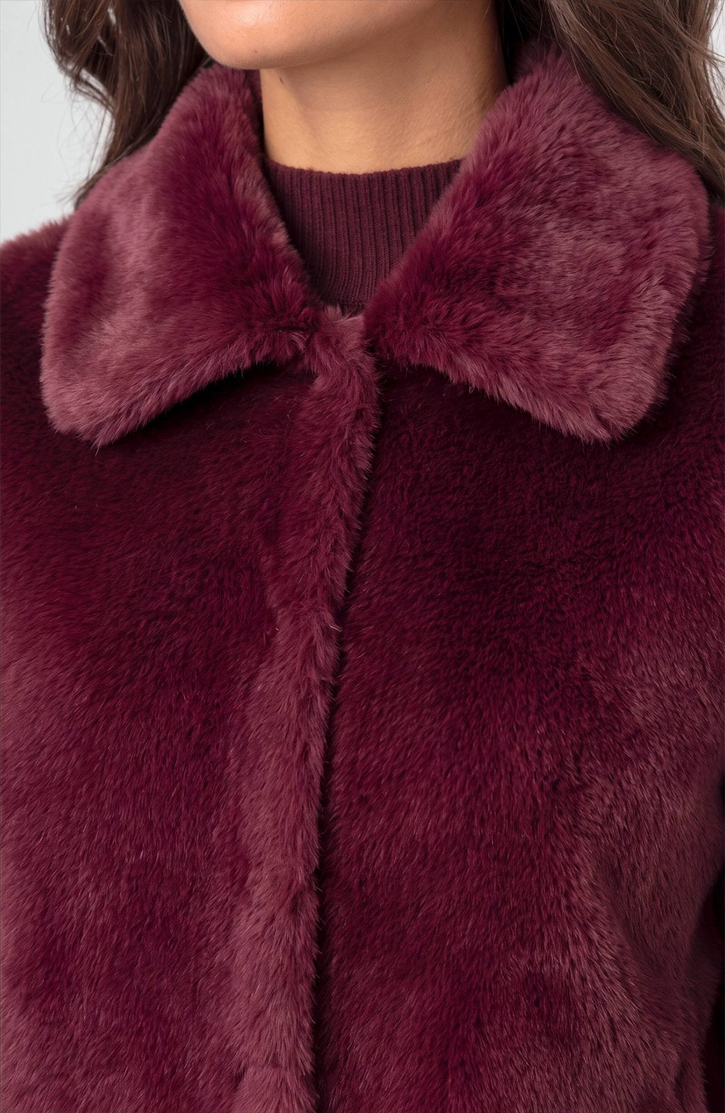 Collared Faux Fur Jacket from Liverpool