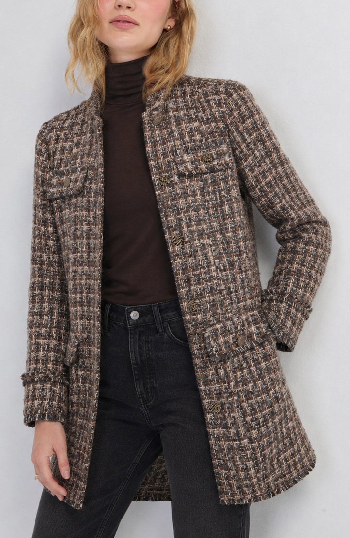 Mandarin Collar Lady Coat from Liverpool